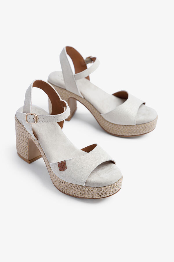 Popa Daira Boreal wedge heel printed