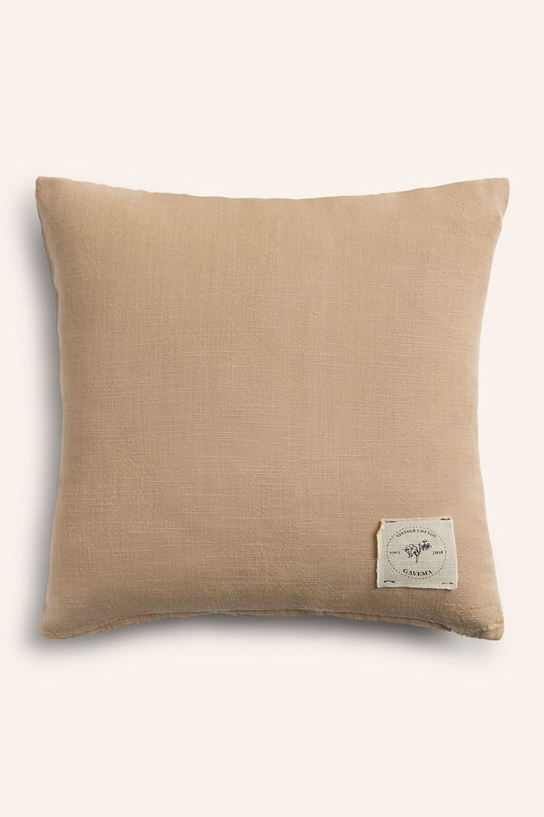 Calma House Kissenbezug Beige Gavema Braun
