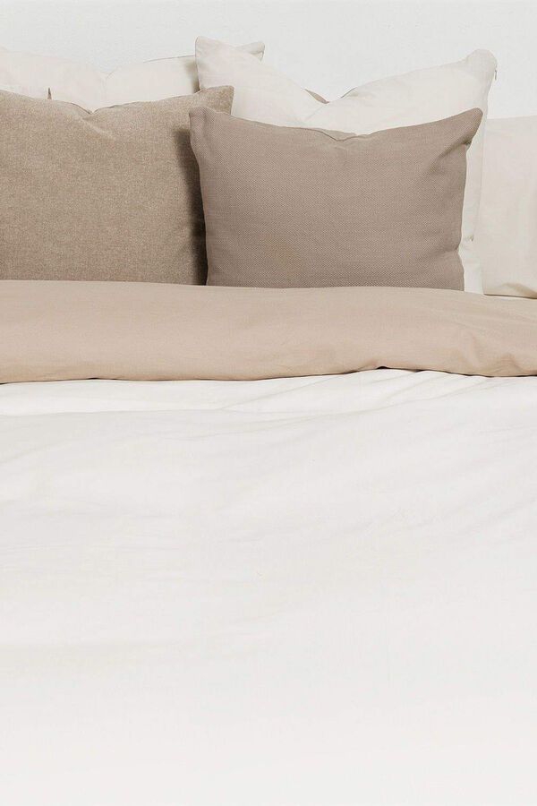 Womensecret Bettbezug Baumwollperkal wendbar. Bett 180-200 cm. Braun