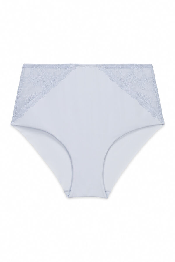 Women'secret Blue high-waist shaping panty blue