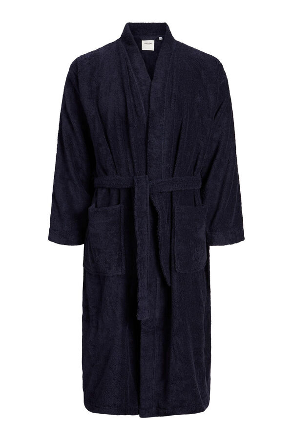 Jack & Jones Albornoz de algod&oacute;n azul