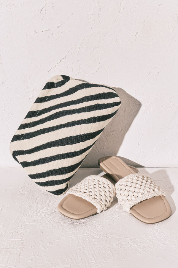 Women'secret Necessaire m&eacute;dia estampado zebra preto