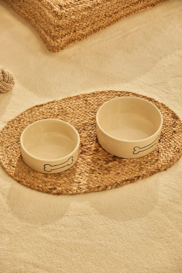 Calma House Plato para mascotas Sasha amarillo