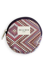 De La Mur Monedero Redondo Nana morado/lila