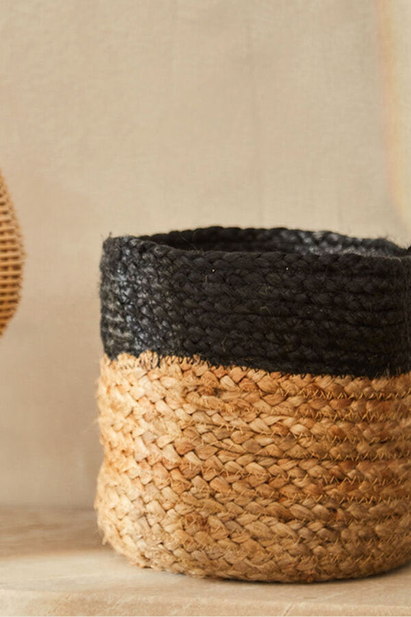 Calma House Ural schwarzer Jute Schwarz