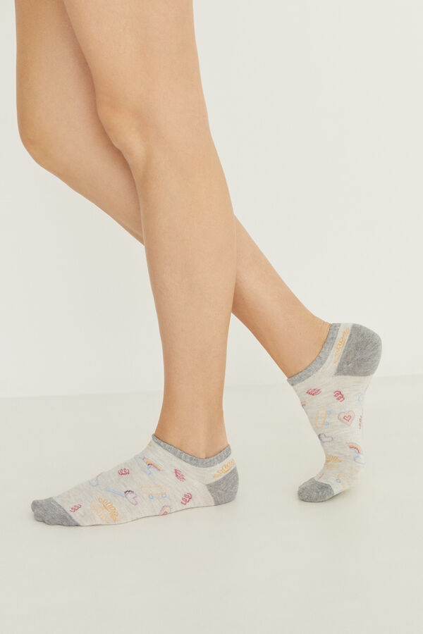 Womensecret Lilac print socks S uzorkom