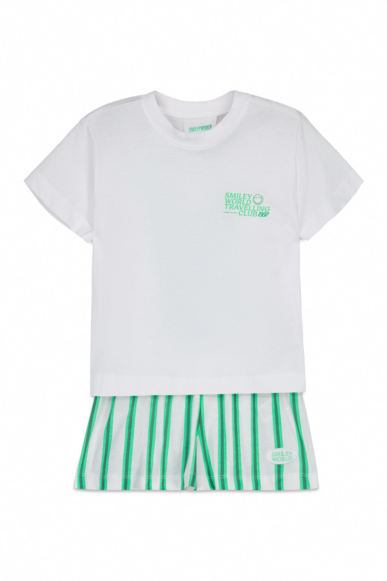 Women'secret Pijama infantil corto algod&oacute;n SmileyWorld&reg; blanco