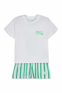 Women'secret Pijama infantil corto algod&oacute;n SmileyWorld&reg; blanco