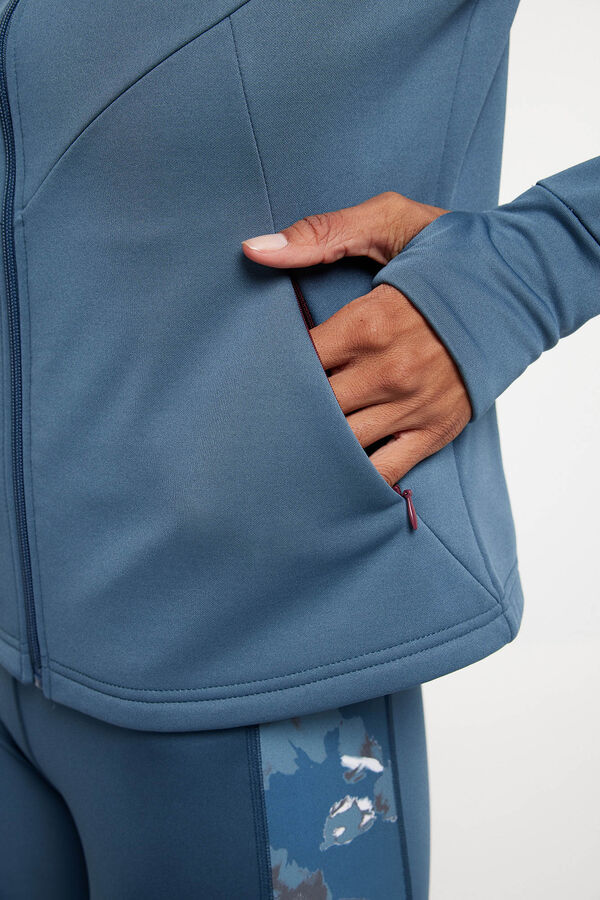 Only Play Chaqueta con cremallera azul