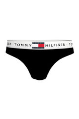 Tommy Jeans Thong logo Crna