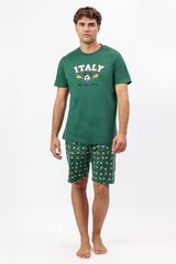 Admas Mickey Mouse Italia short pyjamas green