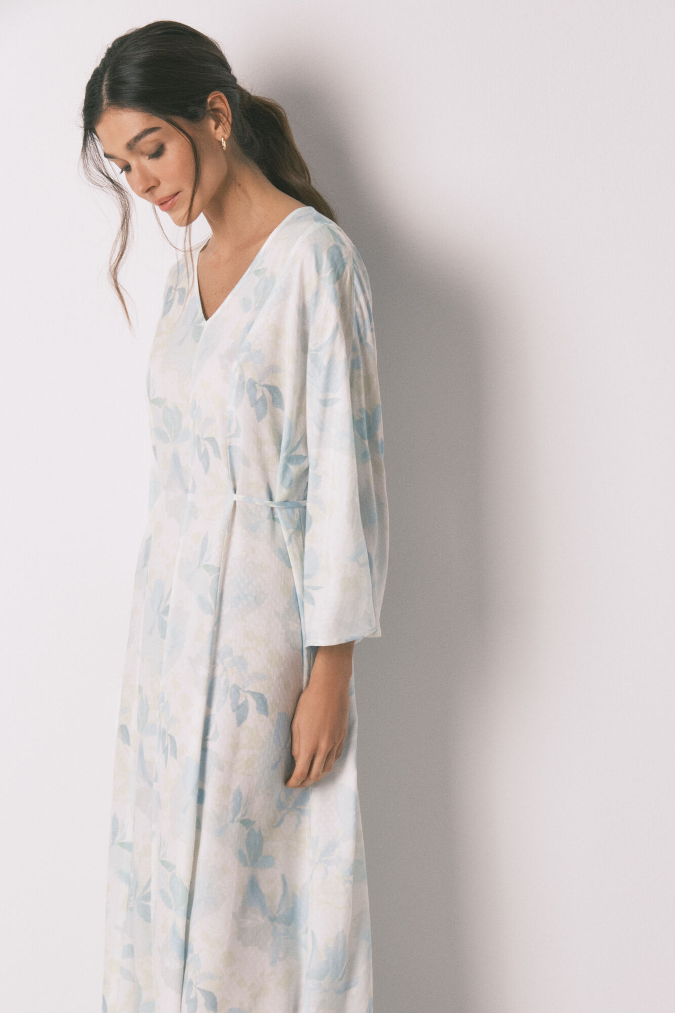 Women'secret Nuisette longue crois&eacute;e avec ceinture