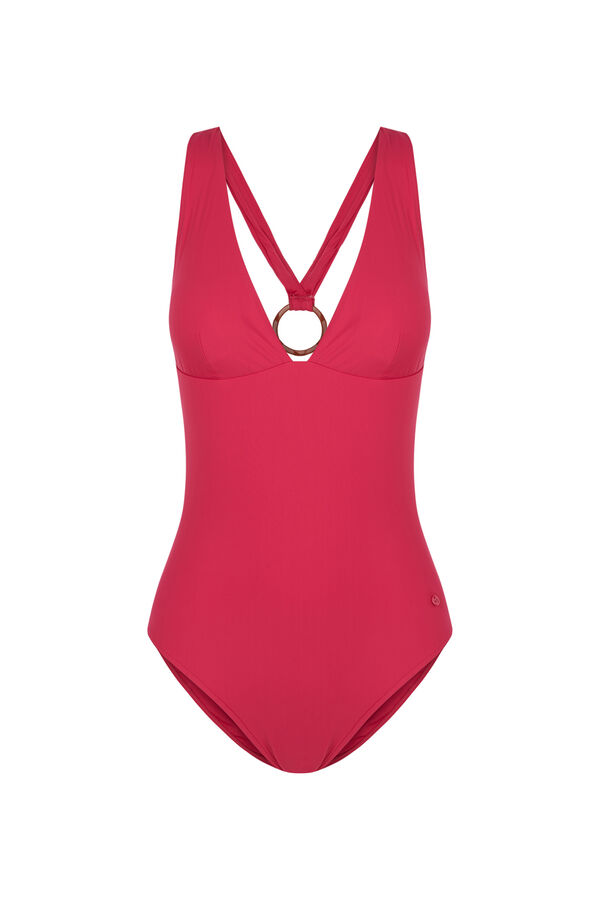 Womensecret Ružičasti kupaći kostim za oblikovanje leđa Ružičasta
