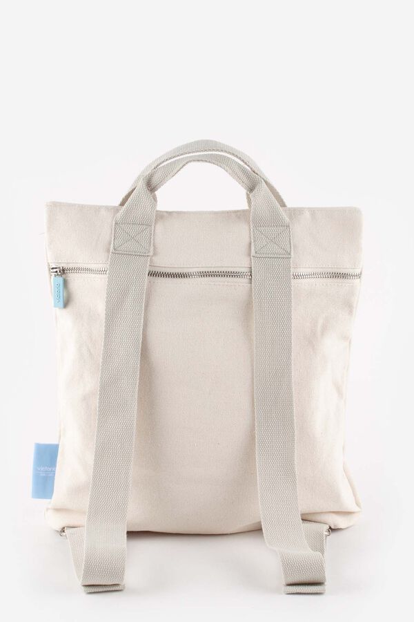 Womensecret Canvas backpack beige