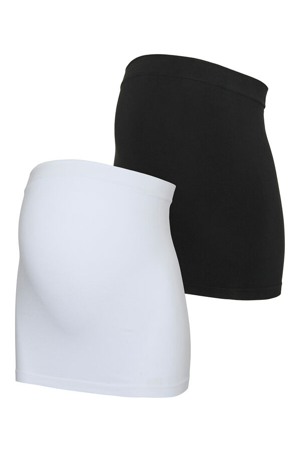 Mamalicious Pacote com duas faixas de suporte abdominal para maternity multicolour