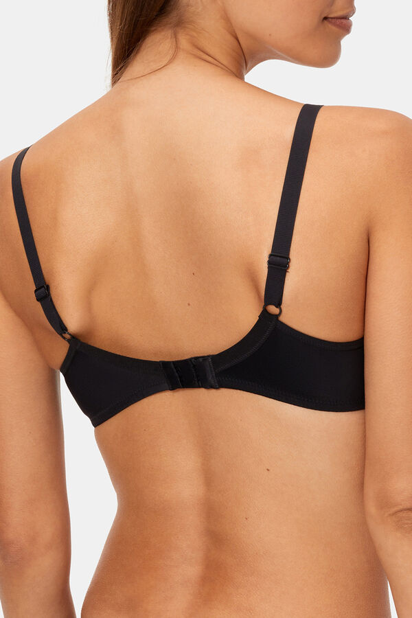 DIM Sujetador con aro de sujeci&oacute;n negro