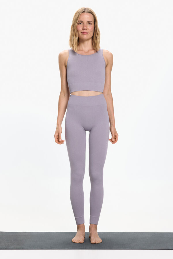 Only Play Seamless ribbed leggings pink