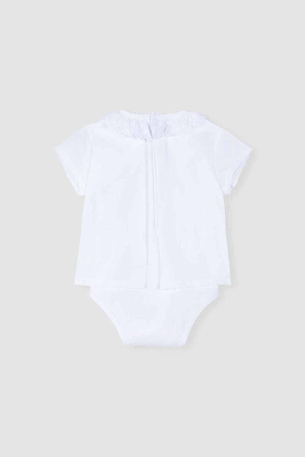 Womensecret Body tiras bordadas bebé Weiß