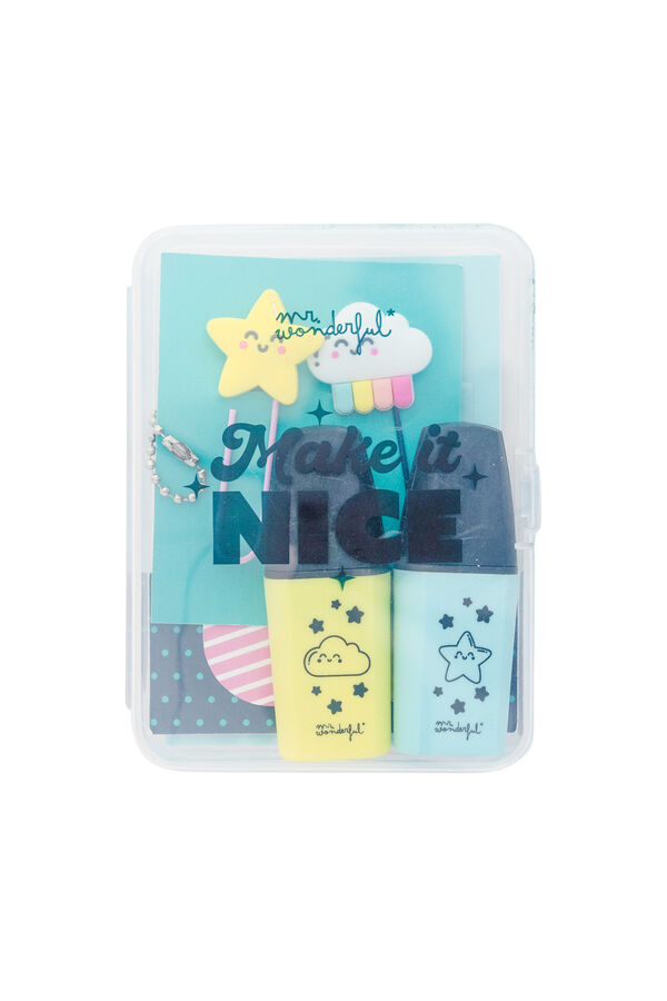 Mr. Wonderful Kit para decorar sua agenda - Deixe-a bonita estampado