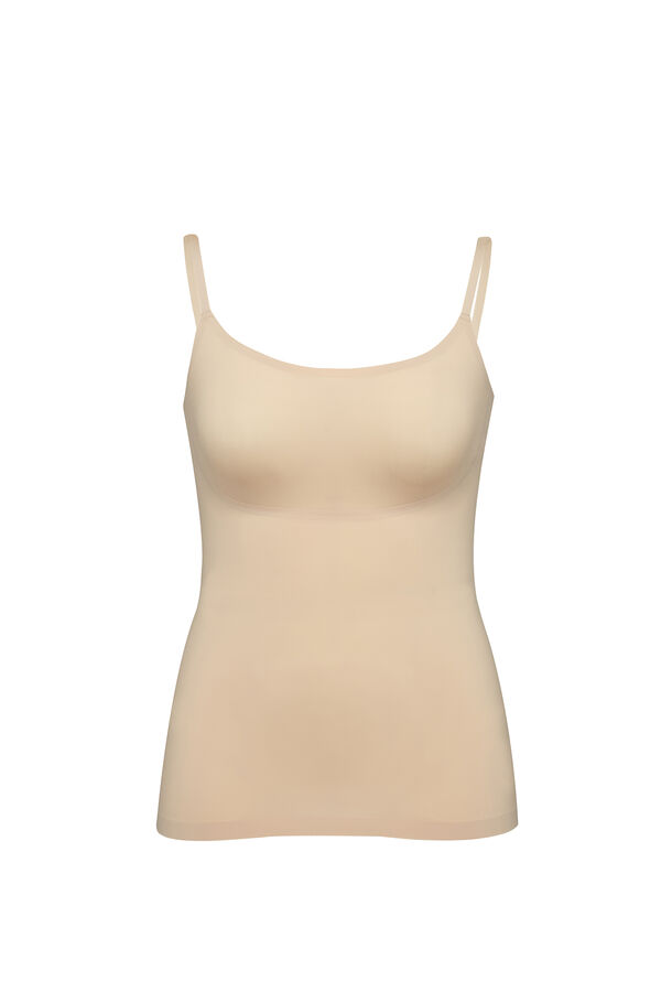Camiseta reductora escote natural nude Spanx, Camisetas de mujer