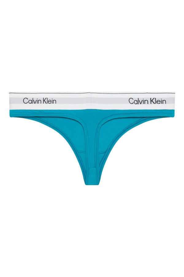 Calvin Klein Individual thong panty Plava
