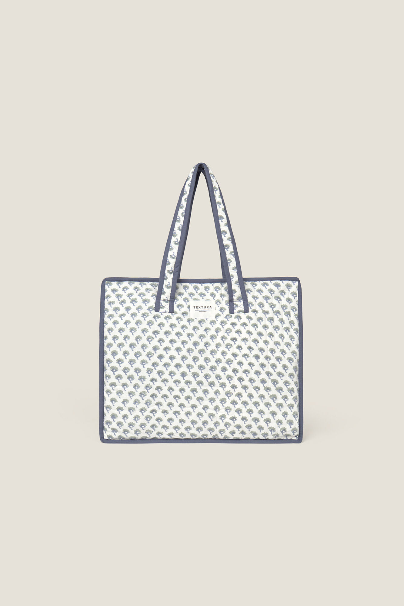 Textura Bolsa acolchada de algod&oacute;n