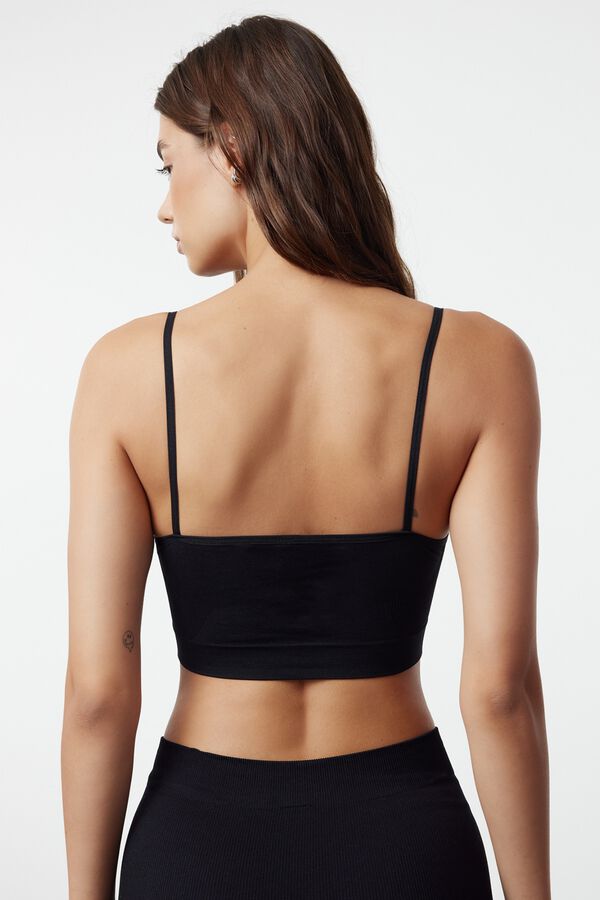 Trendyol Strappy sports top black