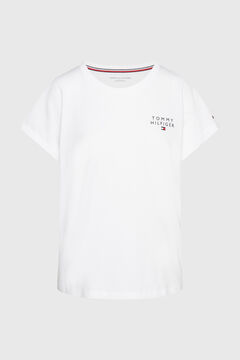 Womensecret Camiseta marga corta logo white