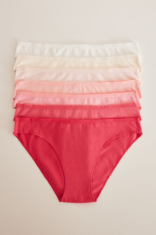 Womensecret 7-pack of classic coloured panties S uzorkom