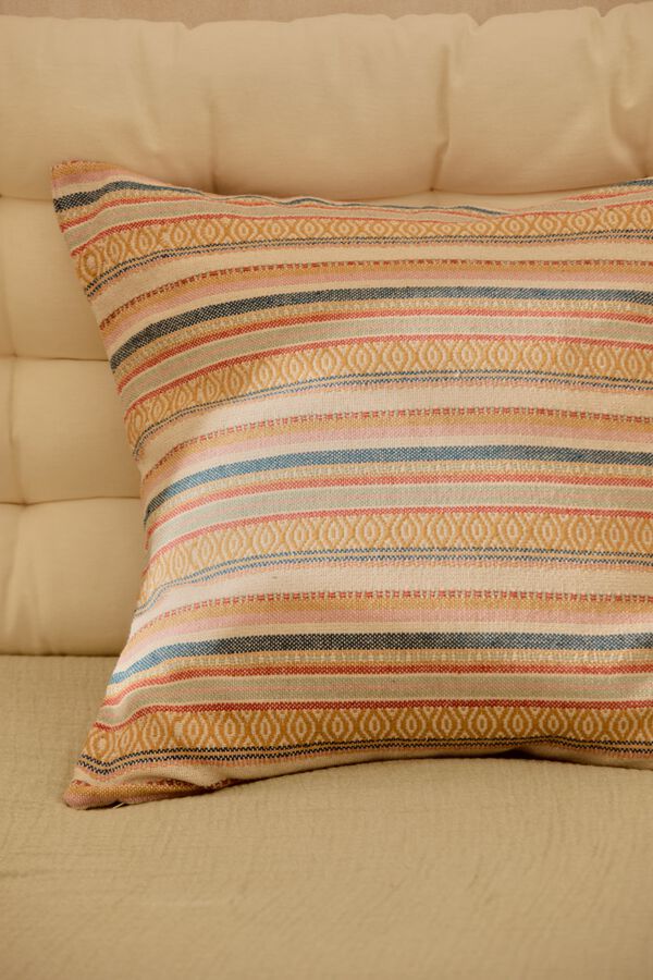 Calma House Baumwoll-Kissenbezug 60x60 mit Print