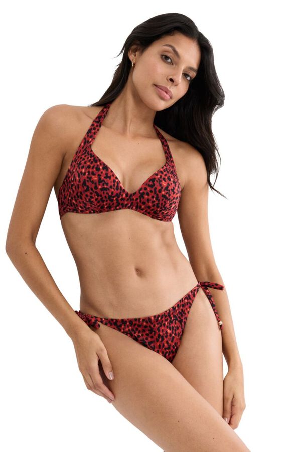 Triumph Braga bikini cl&aacute;sica lazos animal print estampado
