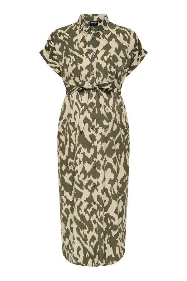 Only Maternity Vestido camisero maternity gris