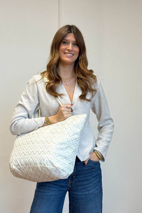 De La Mur Bolsa Grande Cremallera Astro amarillo