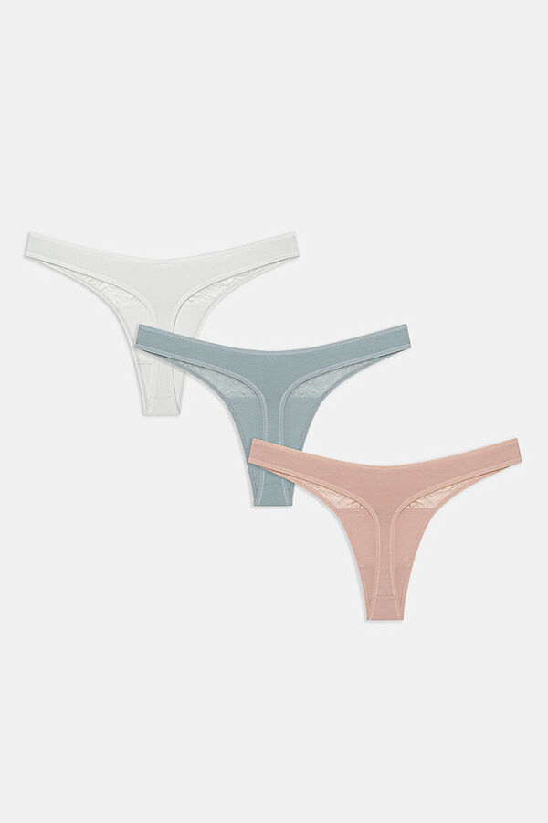 Penti Pack 3 tangas estampado