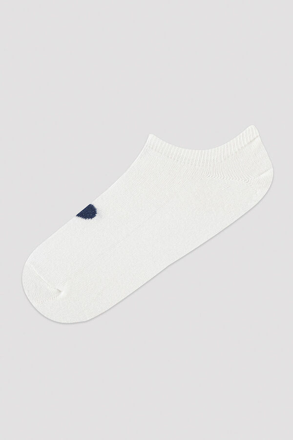 Penti Heart Patterned 3-Piece Sneaker Socks imprim&eacute;