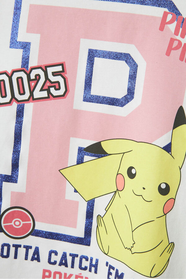 Name it Girl's T-shirt POKEMON white