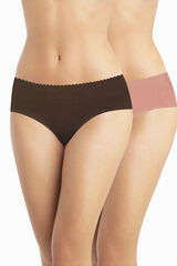 DIM Pack of 2 seamless hipster panties printed