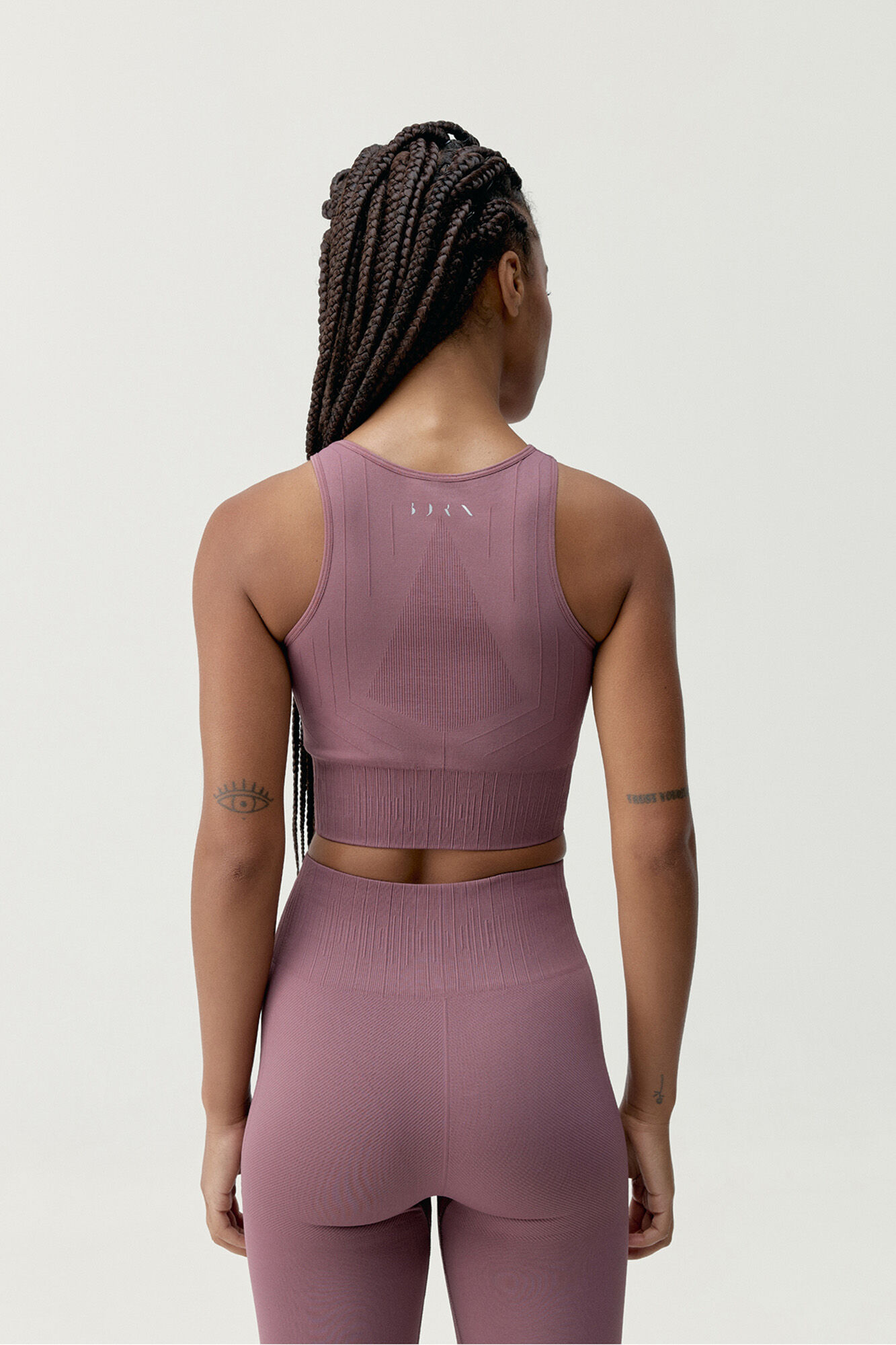 Born Living Yoga Sport-BH Top Nawal Deep Rose