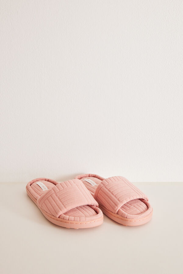 Womensecret Pink open slippers pink