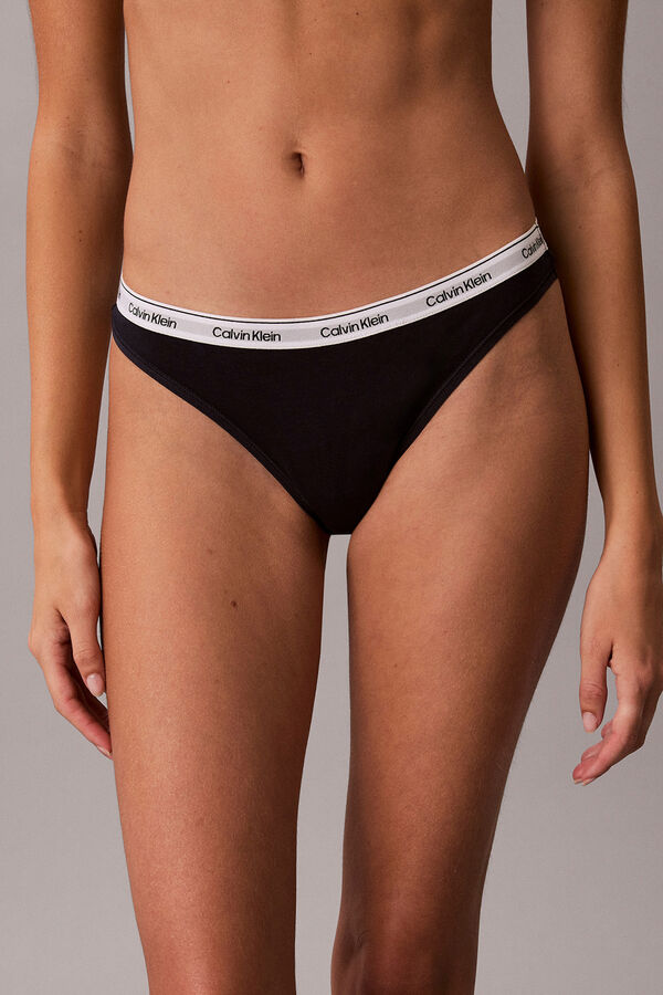 Calvin Klein Pack 3 tangas logo estampado