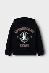Name it Wednesday girl's sweatshirt  black