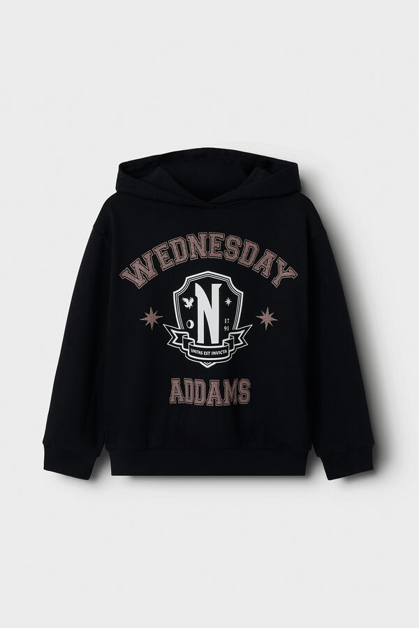 Name it Wednesday girl's sweatshirt  black