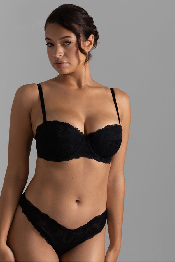 Dorina Tanga Perfect lace negro