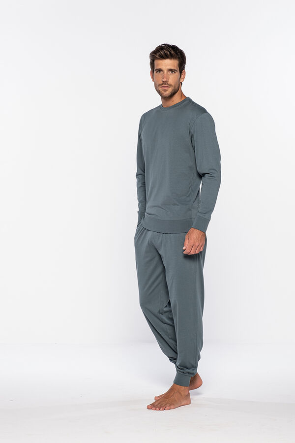 Punto Blanco Pijama largo hombre kaki