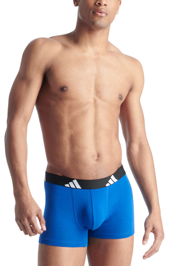 Adidas Pack of 2 Active Flex cotton boxers blue
