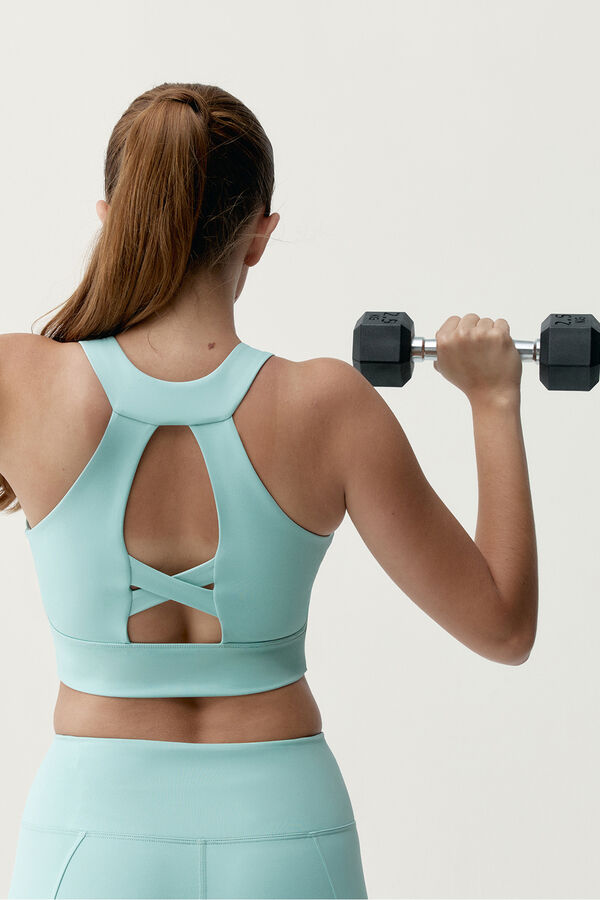 Born Living Yoga Svetlo plavi sportski top Ariadna Plava