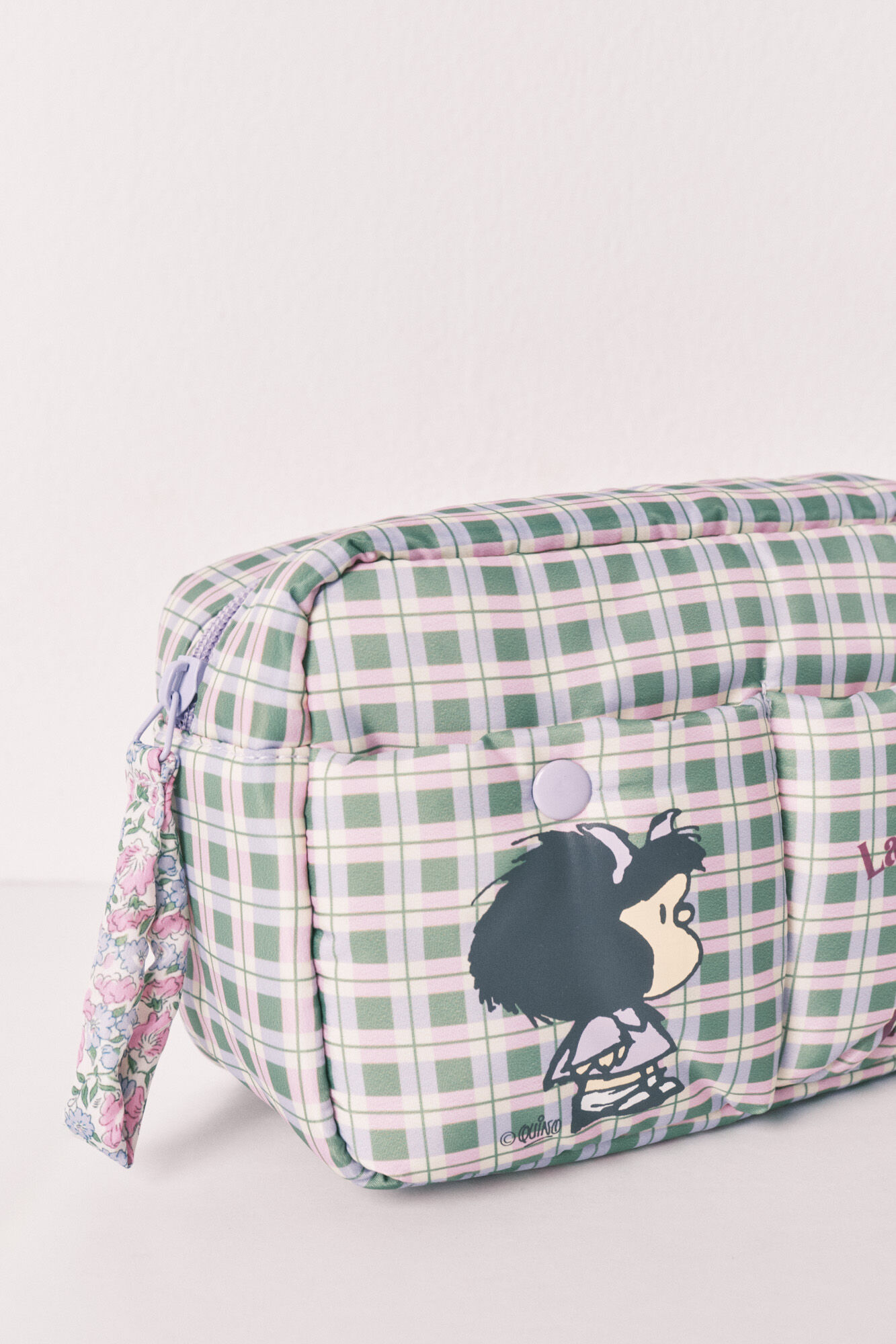 Women'secret Srednji neseser s kariranim uzorkom Mafalda