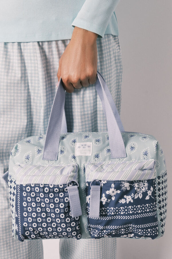 Women'secret Trousse de toilette patchwork &agrave; poches rose