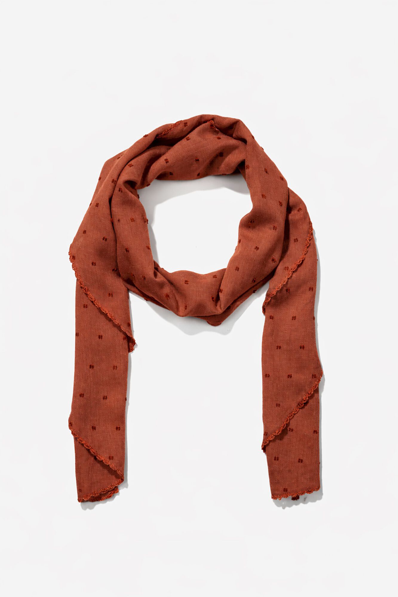 Vilanova Pa&ntilde;uelo triangular bordado