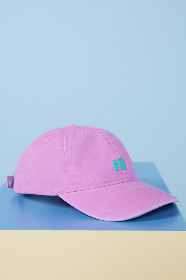 Womensecret Pink embroidered logo hat pink
